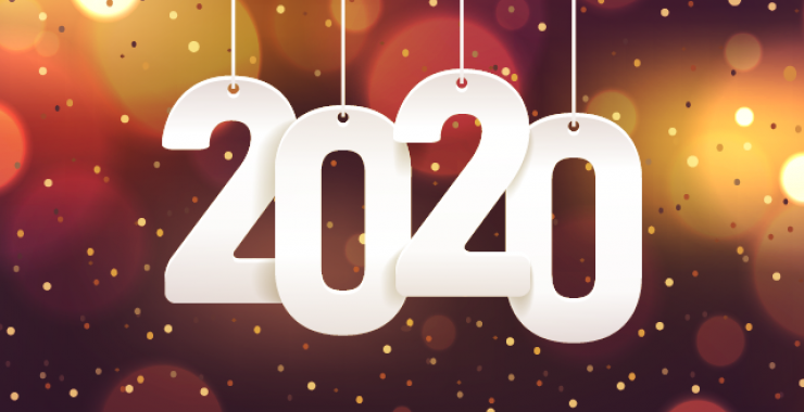2020 new years sign