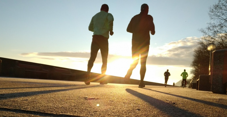 Jogging men